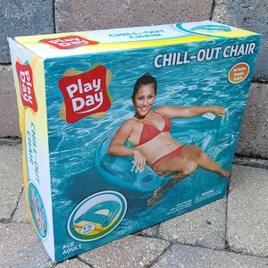 NEW! Chill-Out Chair Inflatable Pool Float